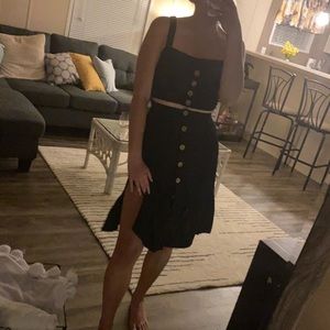 Lulus black 2 piece